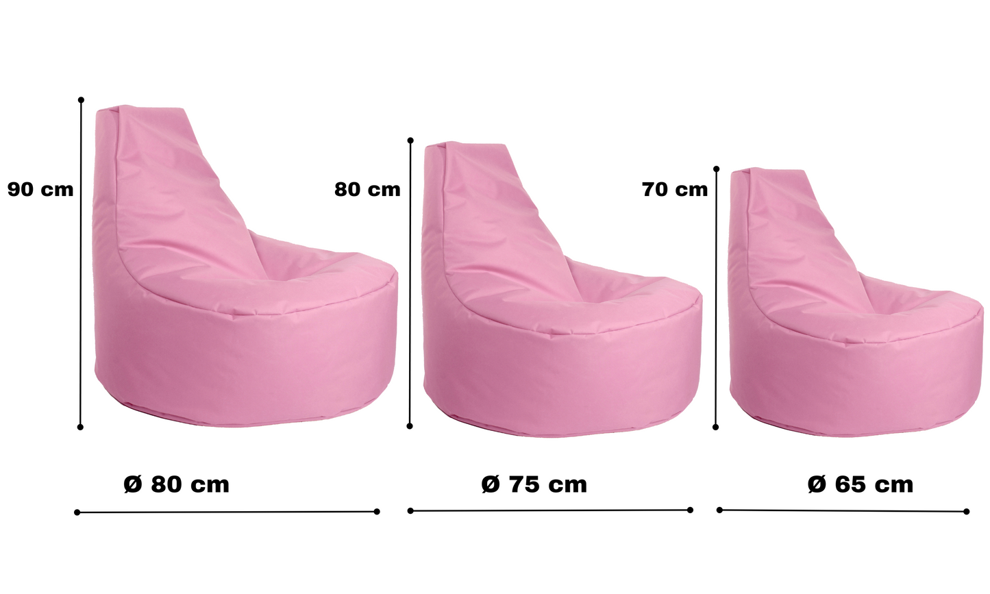 Gamer-Sessel mit Hocker
