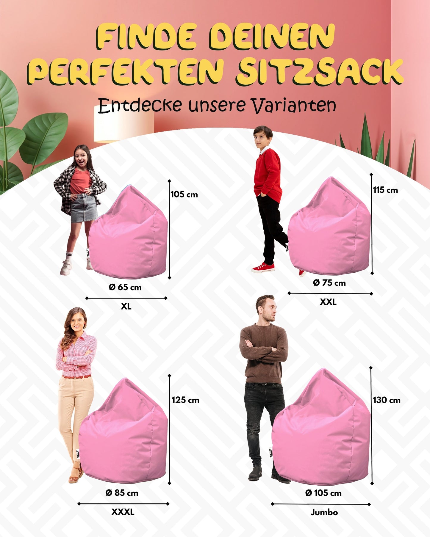 Sitzsack 2-in-1 Jumbo