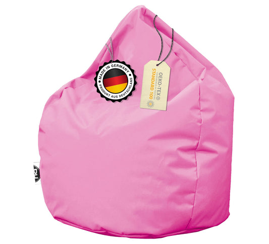 Sitzsack in Tropfenform