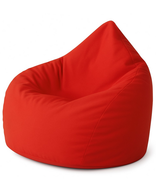 Sitzsack in Tropfenform