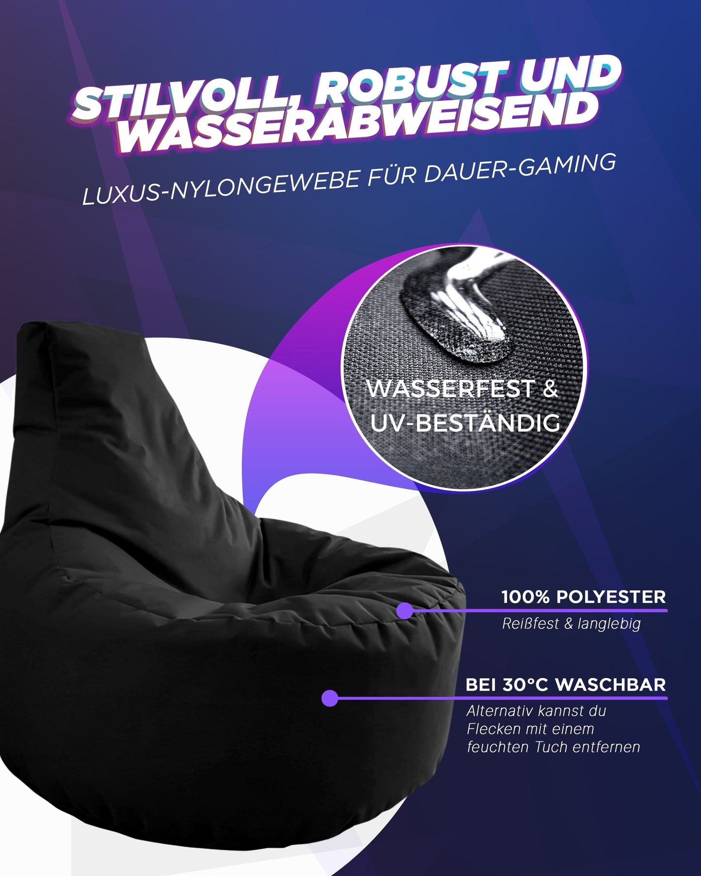 Gaming Sitzsack XXL