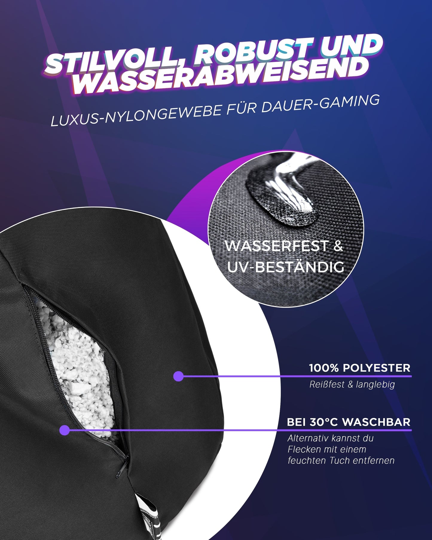 Gaming Sitzsack XXL