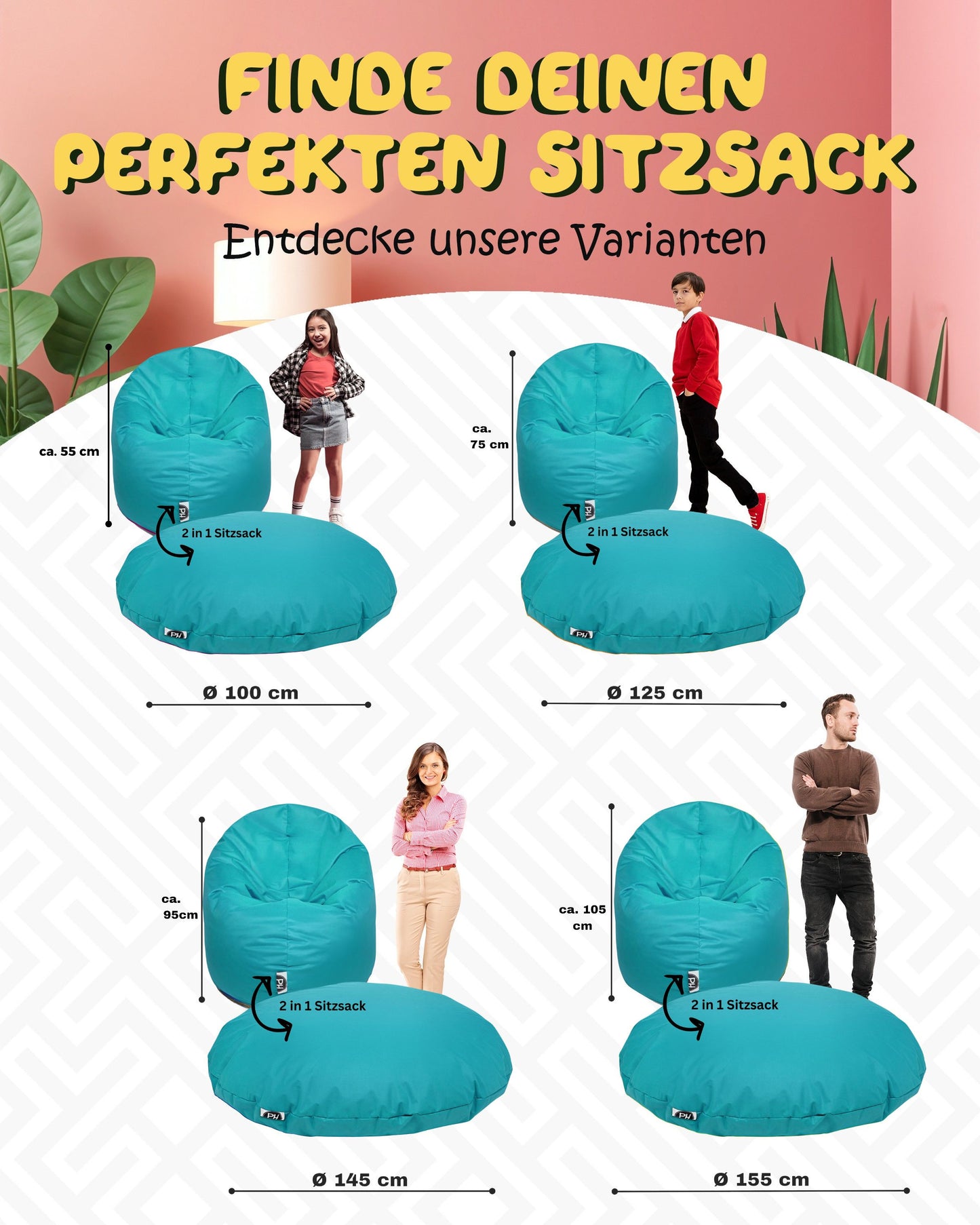 Sitzsack 2-in-1