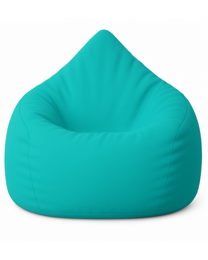 Sitzsack in Tropfenform