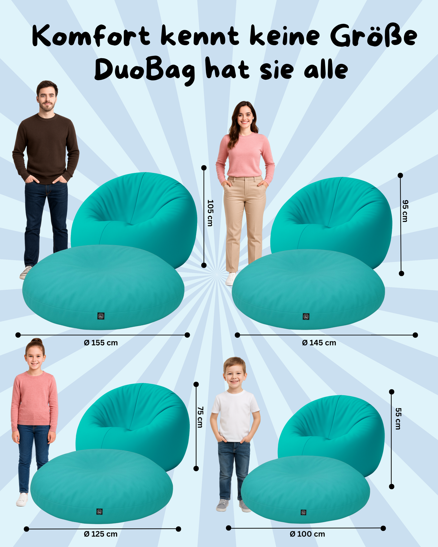 DuoBag Sitzsack 2-in-1