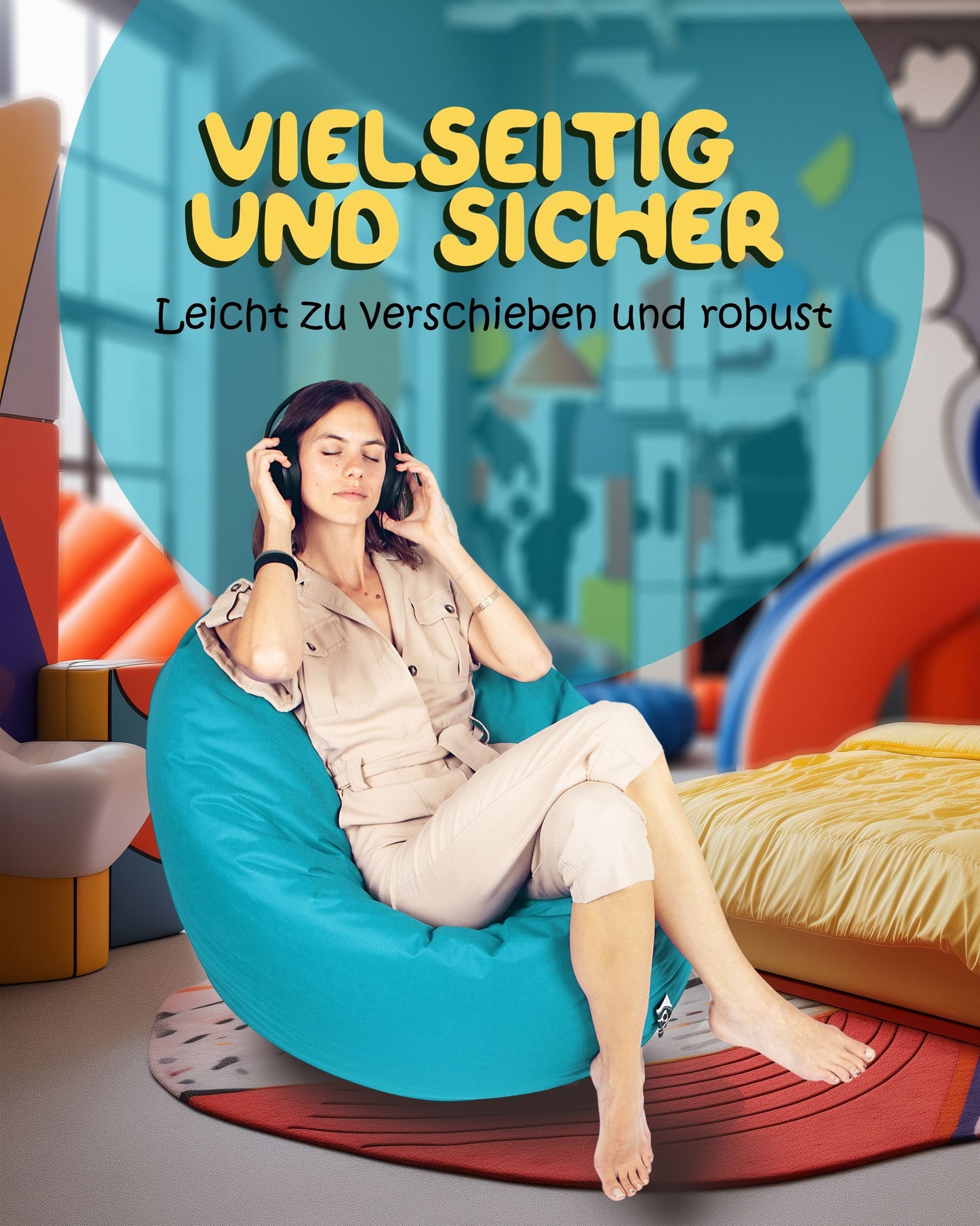 Sitzsack Jumbo 2-in-1