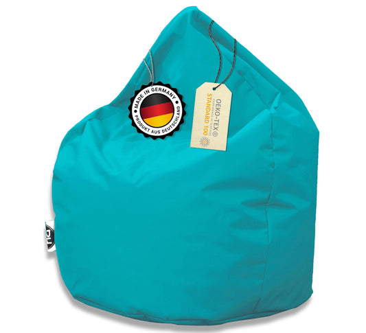 Sitzsack in Tropfenform