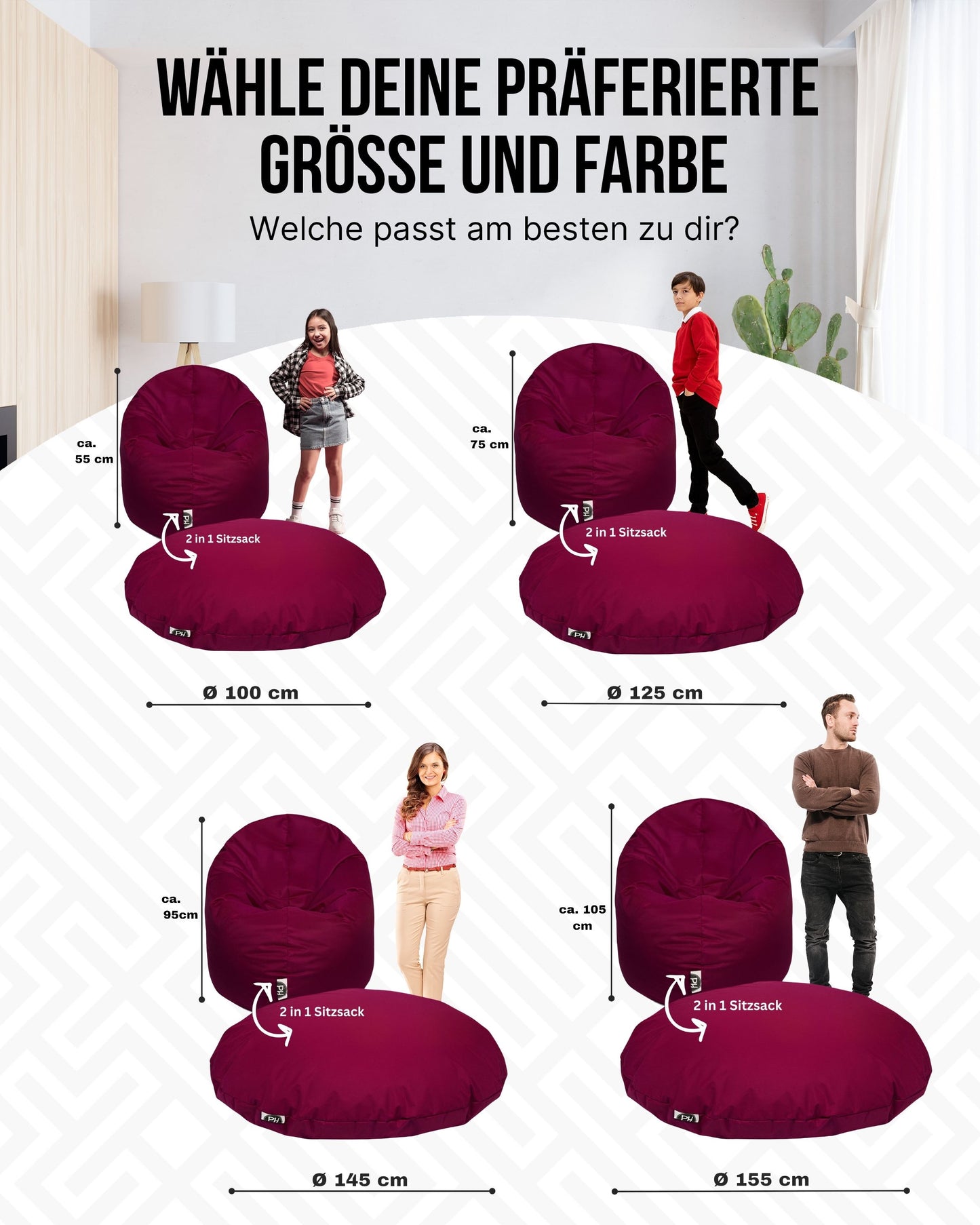 Sitzsack 2-in-1