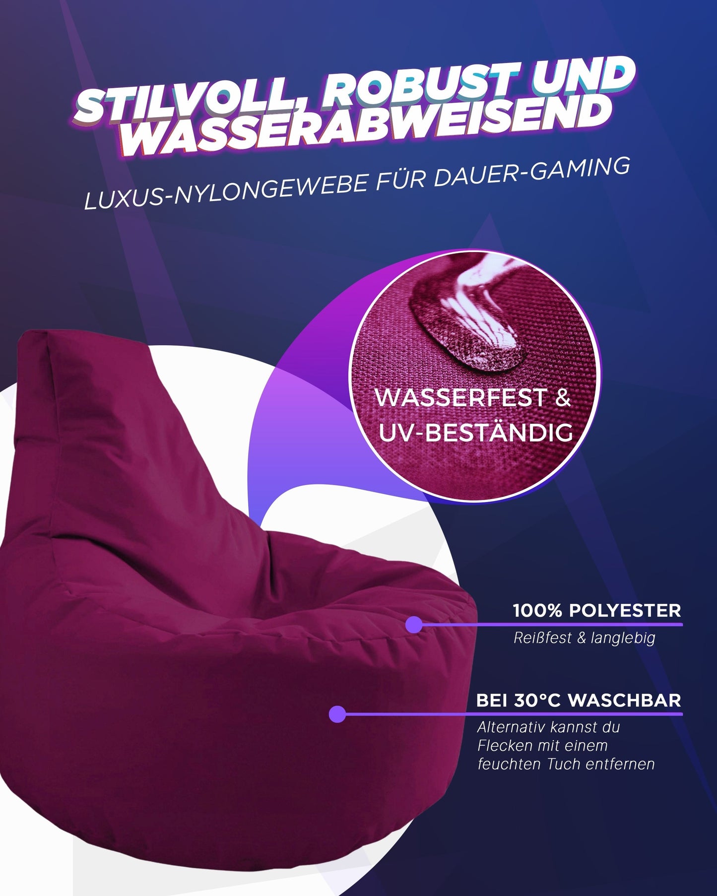 Gaming Sitzsack XXL