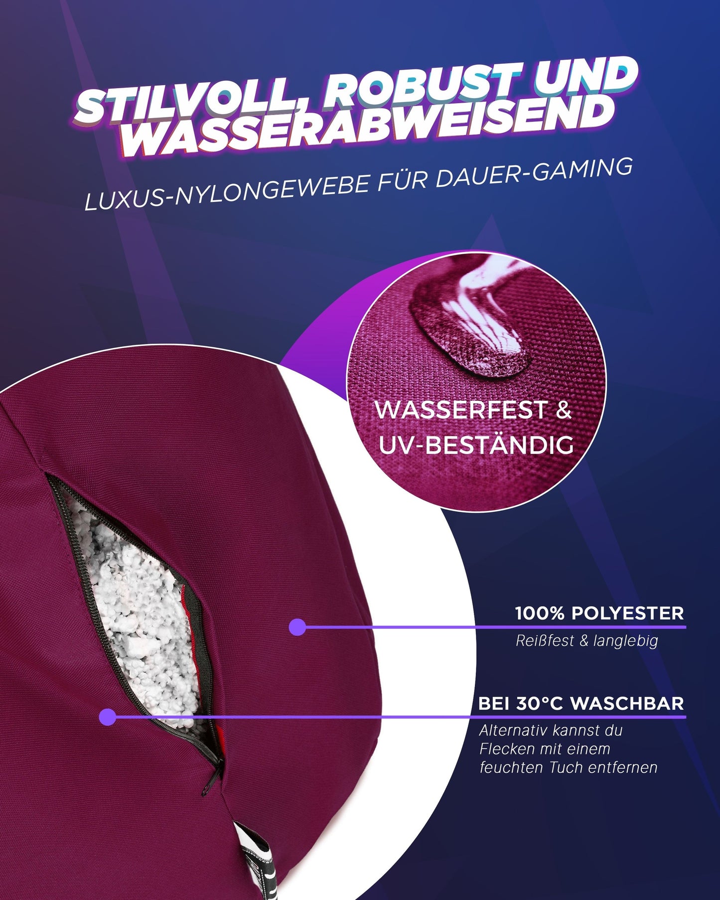 Gaming Sitzsack XXL