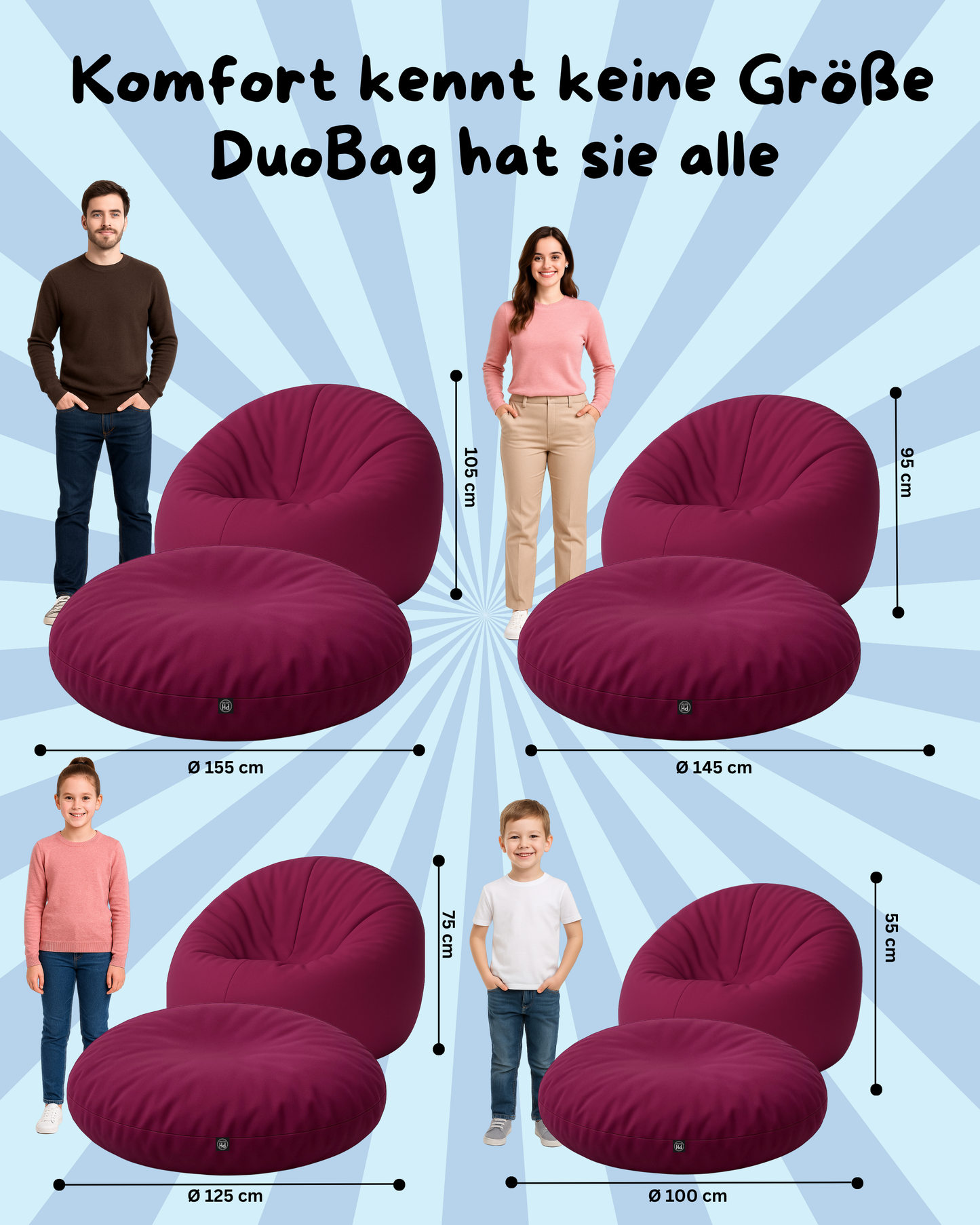 DuoBag Sitzsack 2-in-1