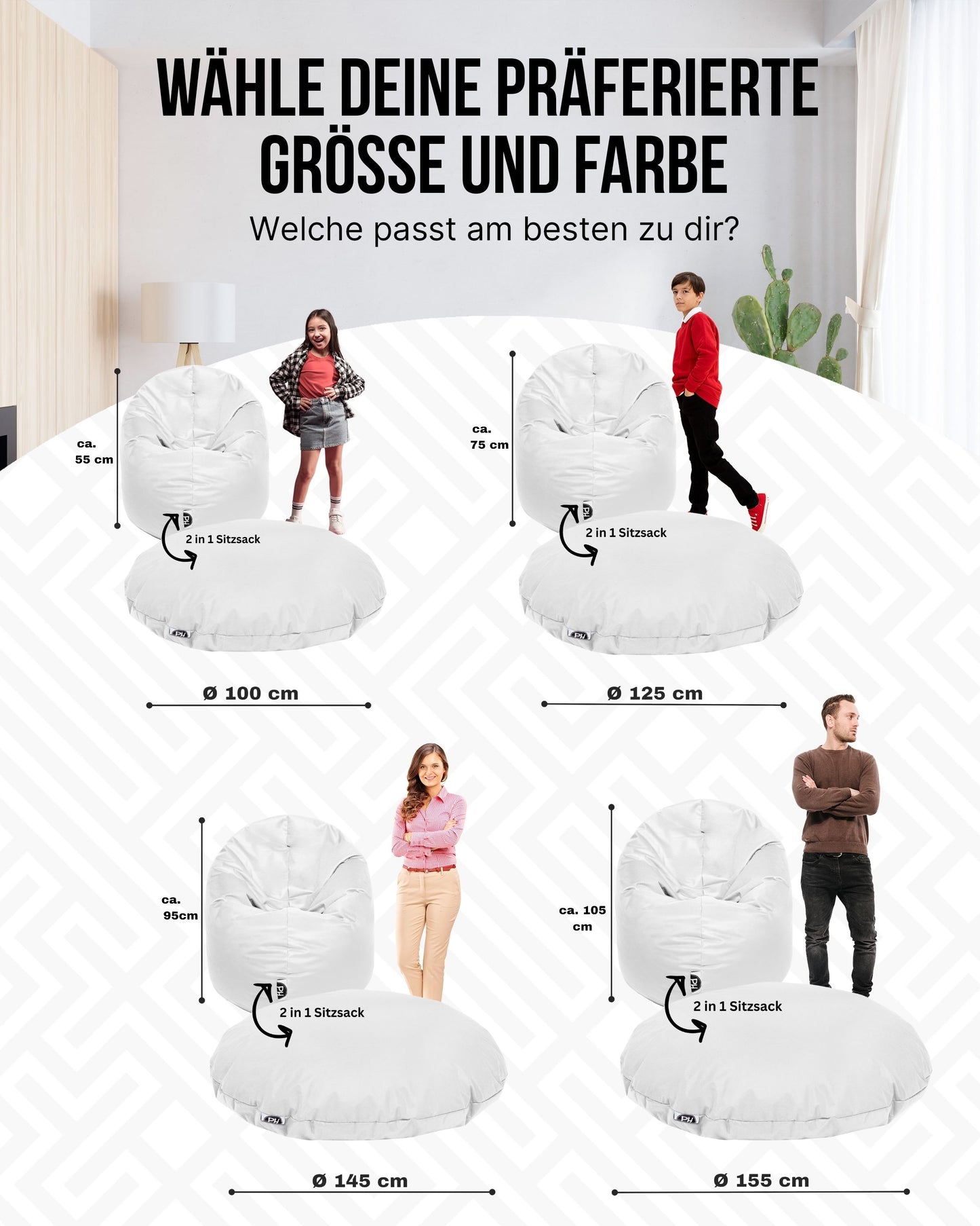 Sitzsack 2-in-1