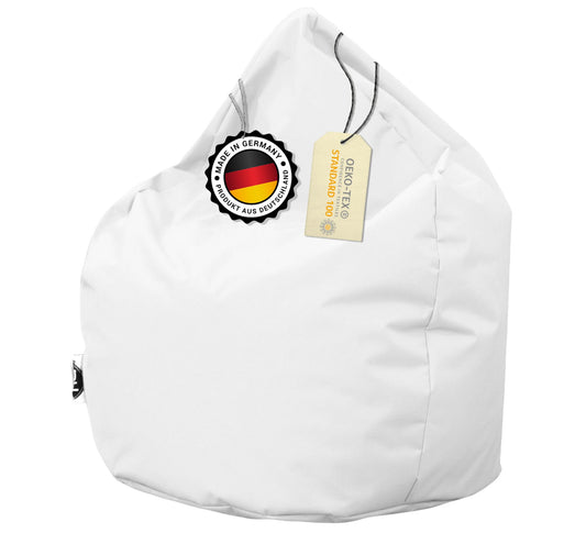 Sitzsack in Tropfenform