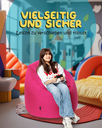 Sitzsack in Tropfenform