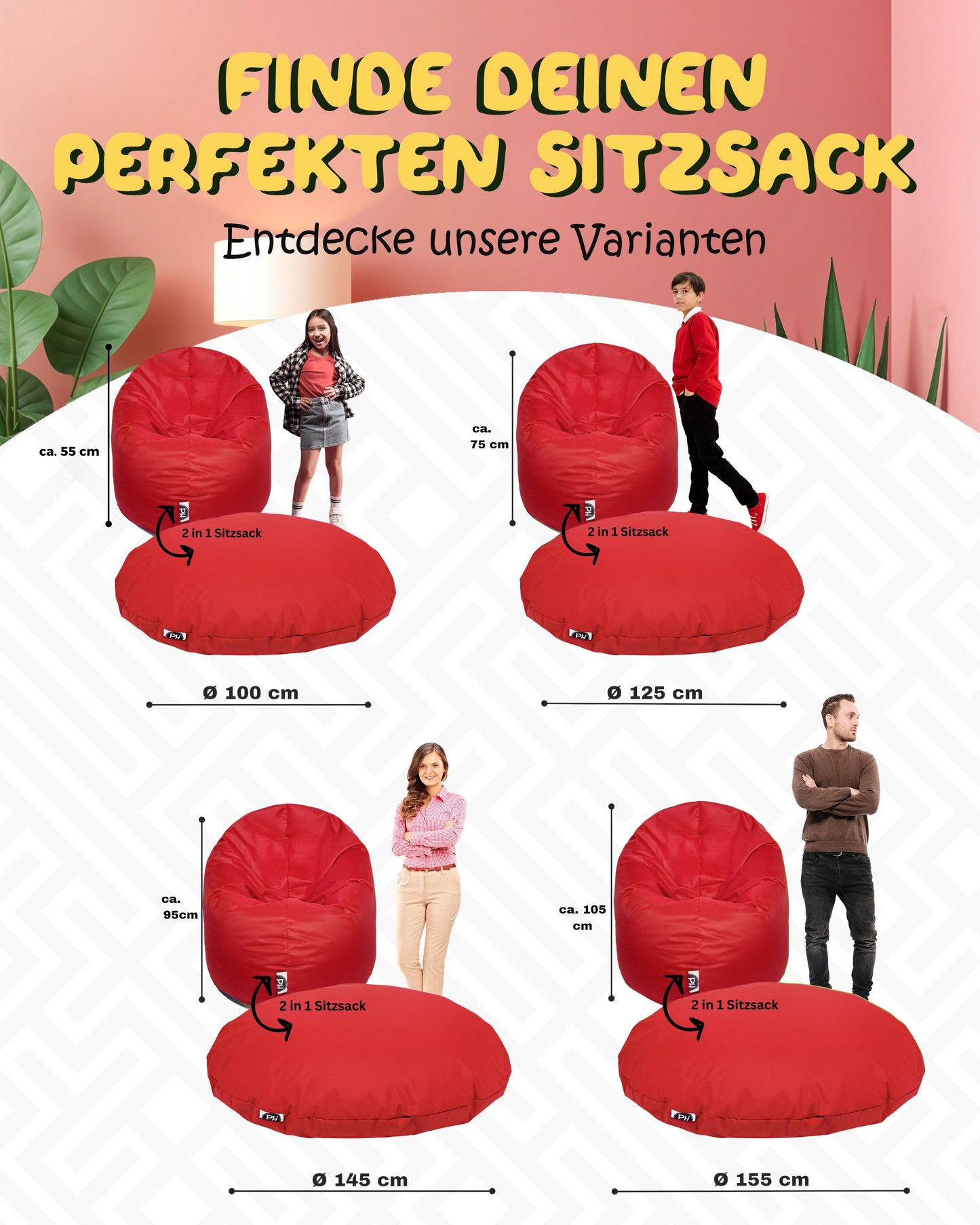 Sitzsack 2-in-1